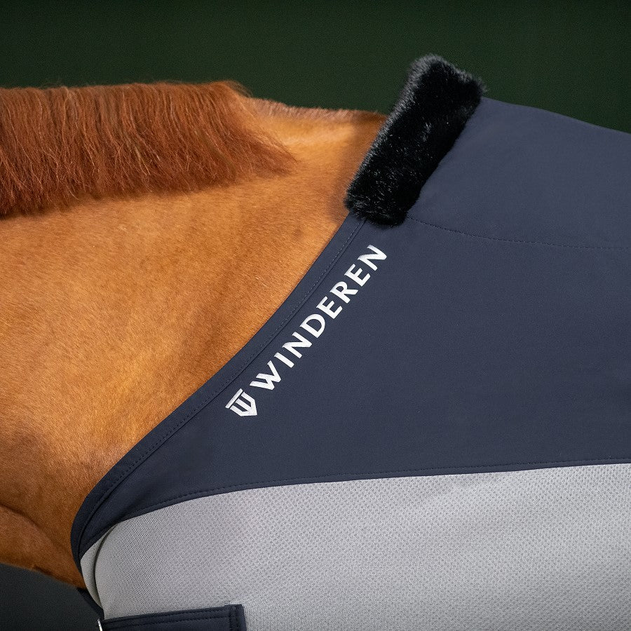 Winderen transportdeken Navy/Grey