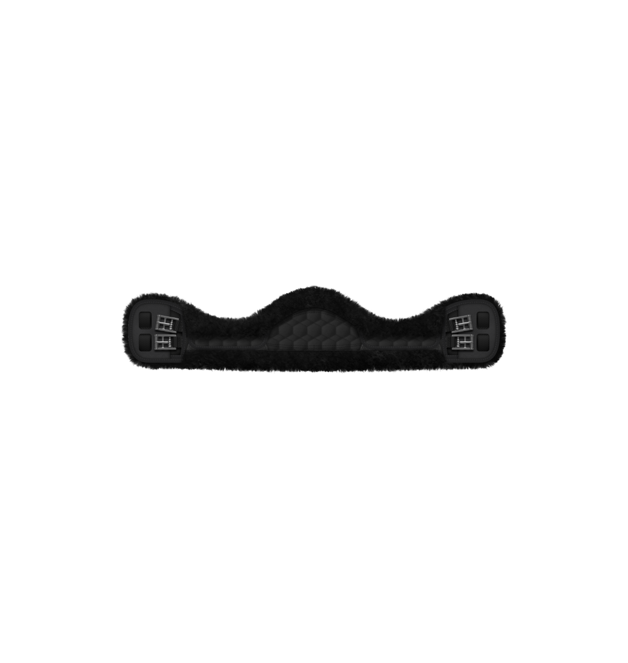 Short quilted asymmetric girth