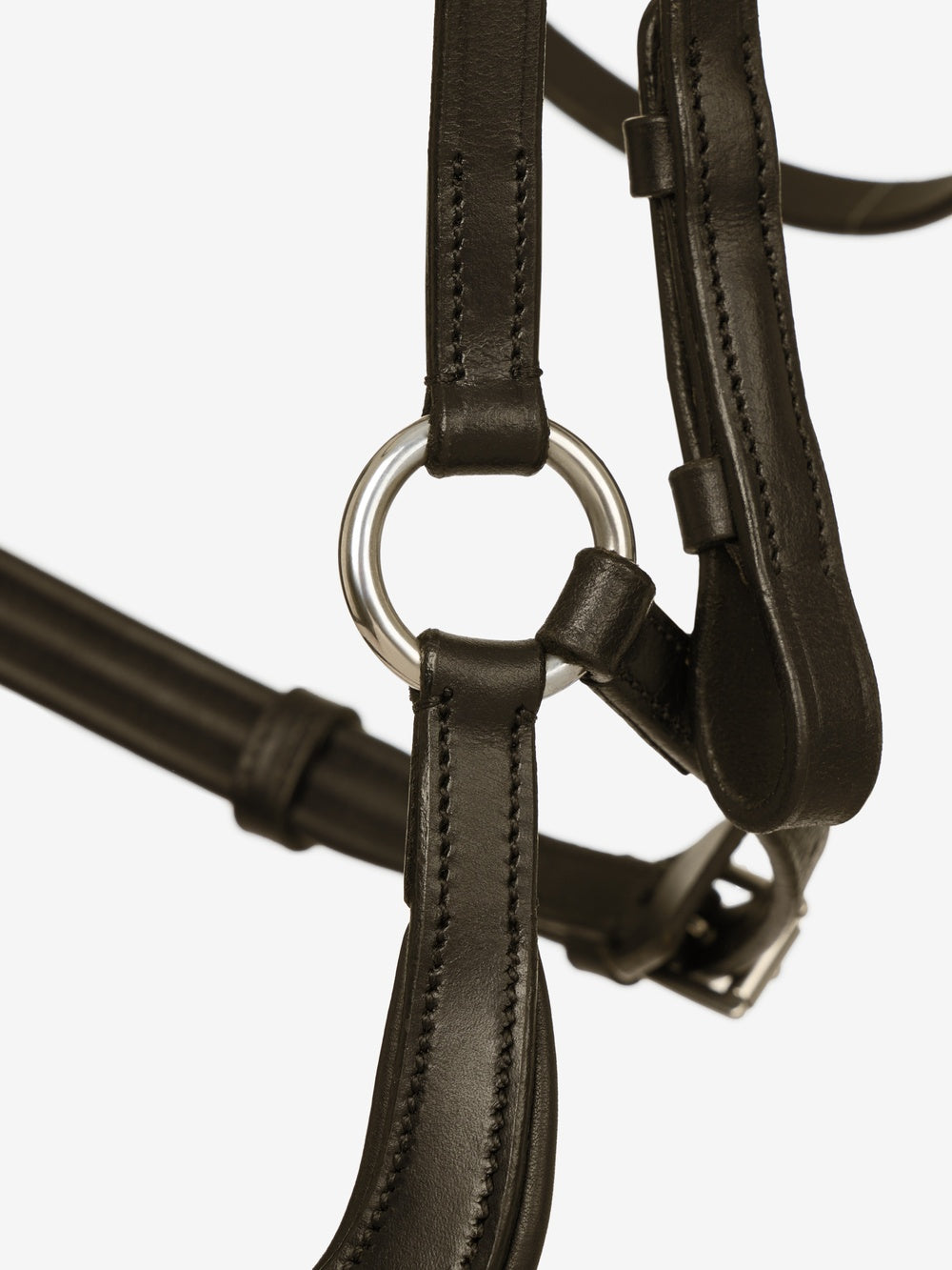 Arika Drop Hoofdstel Bruin/Zilver