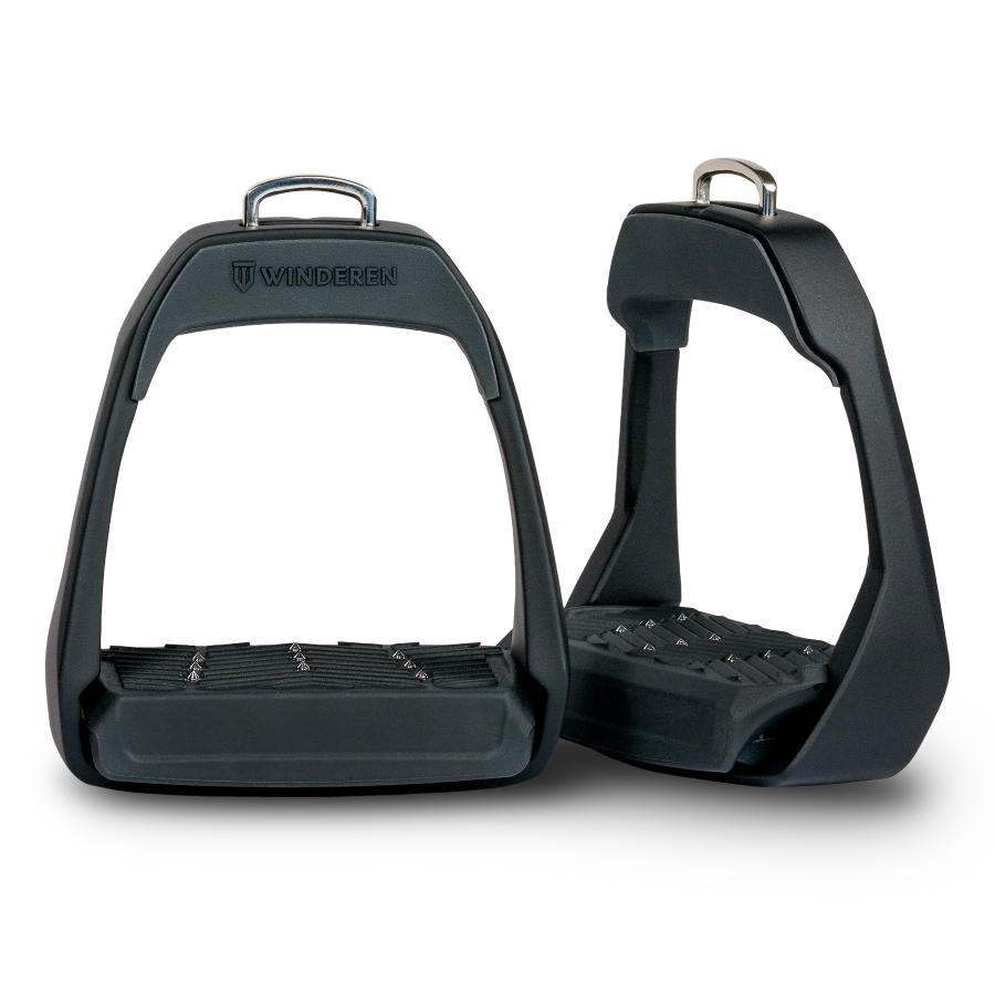 Winderen stijgbeugels - Matte Black TESTER