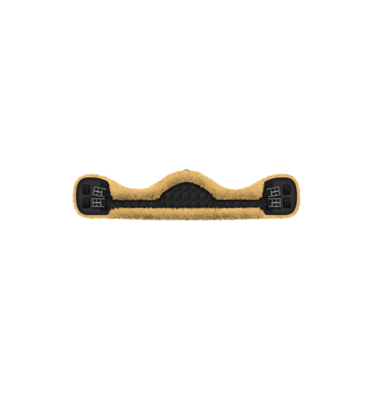 Short quilted asymmetric girth