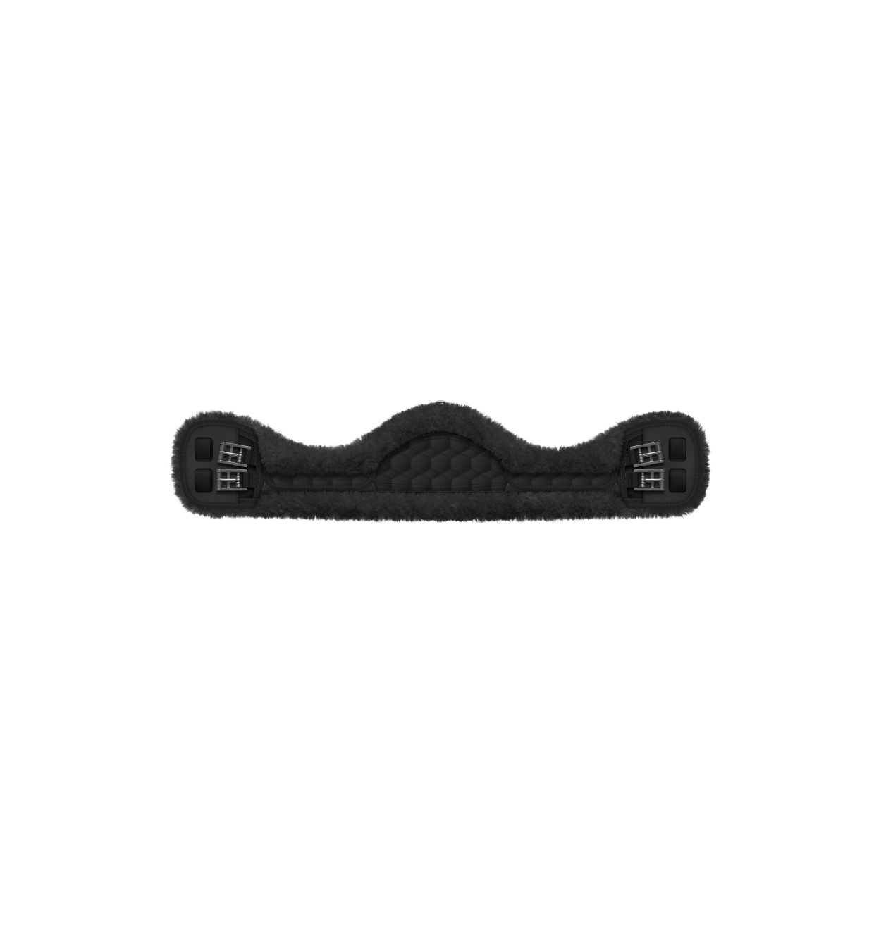 Short quilted asymmetric girth