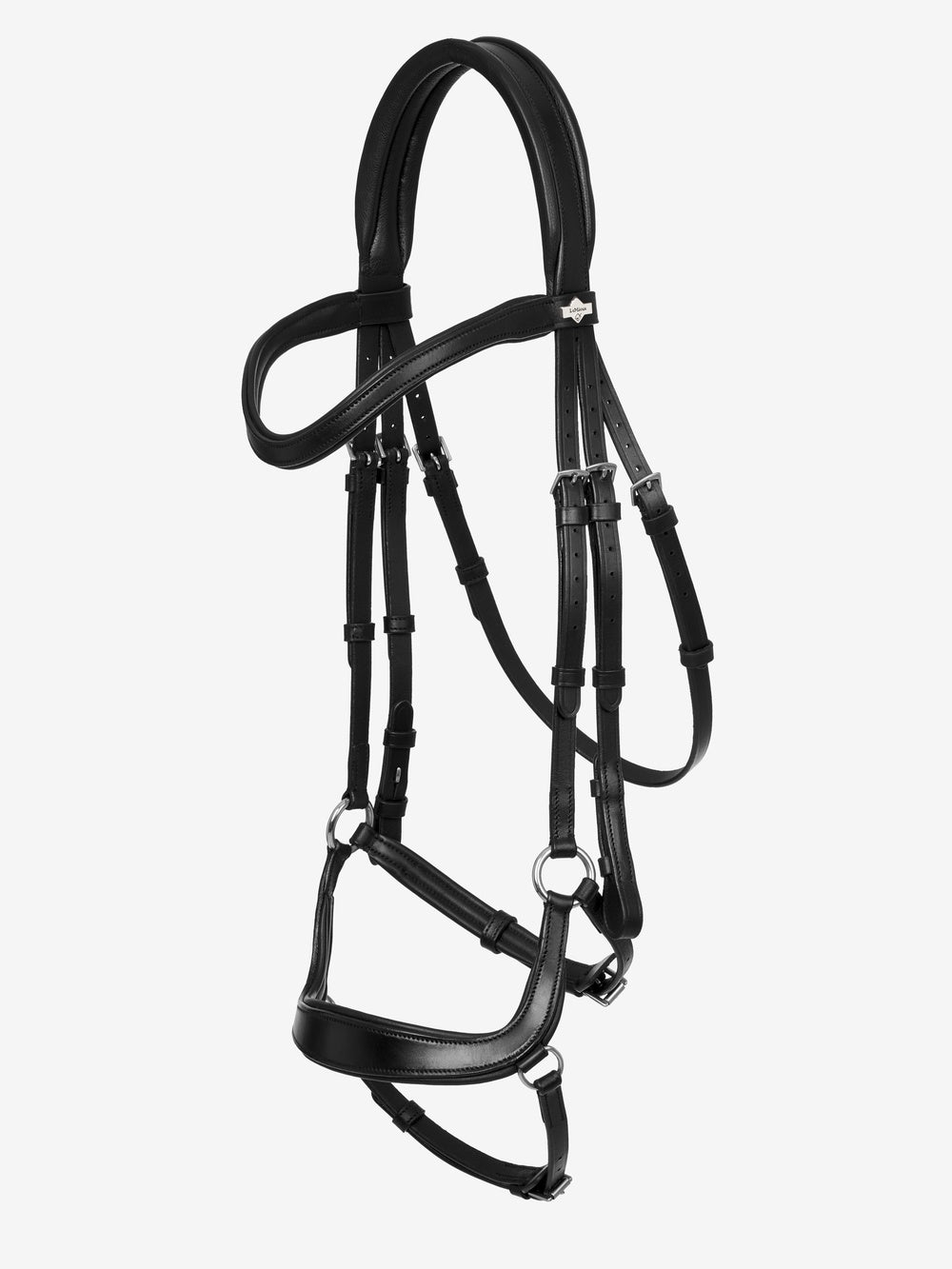 Arika Drop Hoofdstel Zwart/Zilver